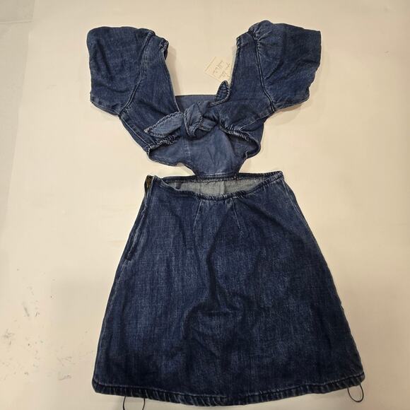 Show Me Your Mumu City Cut Out Dress in Deep End - Picture 10 of 13